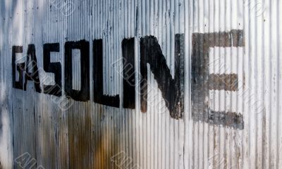 Gasoline Sign