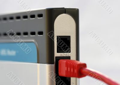 ADSL Router and Hub