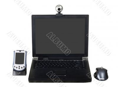 Modern, wide screen laptop