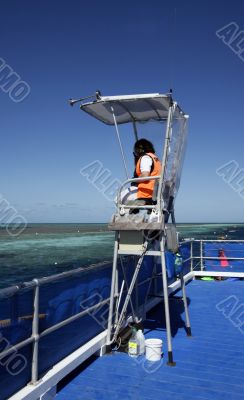 snorkeling at the great barrier reef