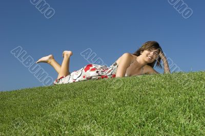 Woman relaxing