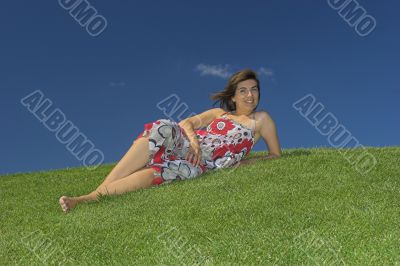 Woman relaxing