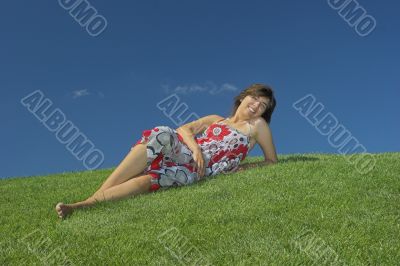 Woman relaxing