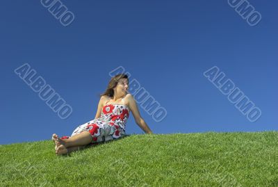 Woman relaxing