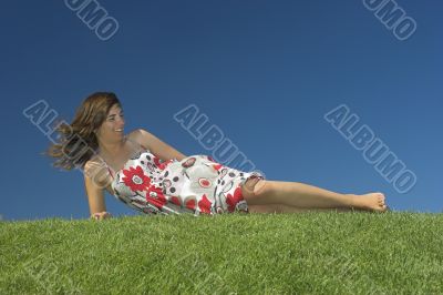 Woman relaxing