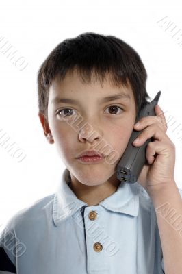 boy using mobile