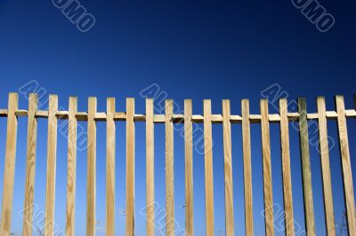 Fences in blue