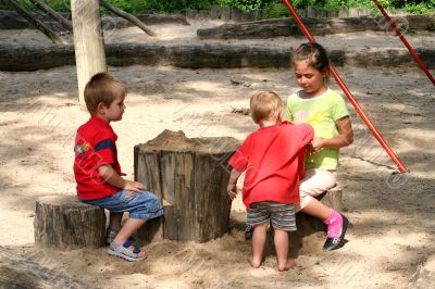 on the playground