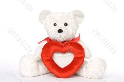 Bear with Heart Frame