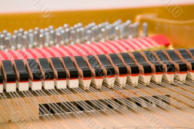 Inside Baby Grand Piano