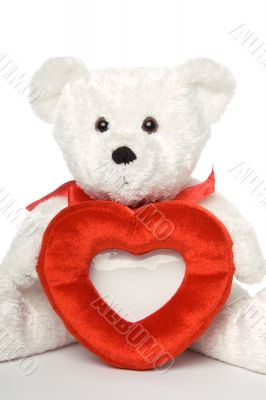 Bear with Heart Frame