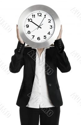 Clock woman