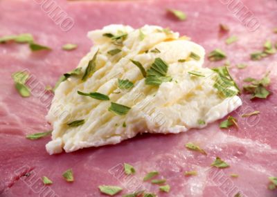 Ham and cream