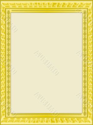 Gold frame