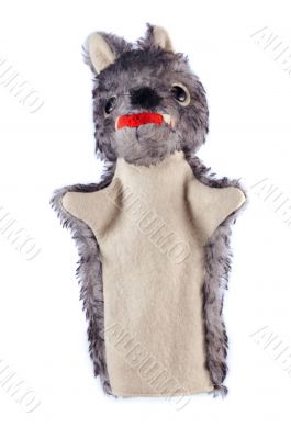 wolf - hand puppet