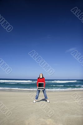 Woman with a Laptop