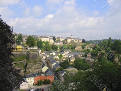 Old town Luxembourg city