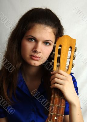 Girl with guitar