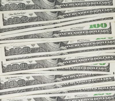 US dollars background