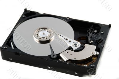 Hard drive interior