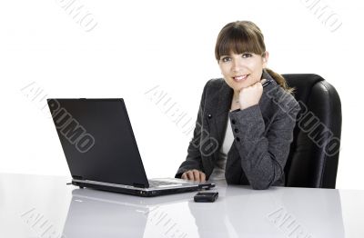 Bussiness woman working