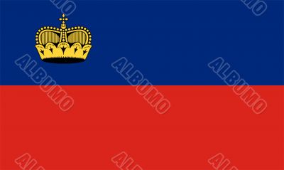 Flag Of Liechtenstein