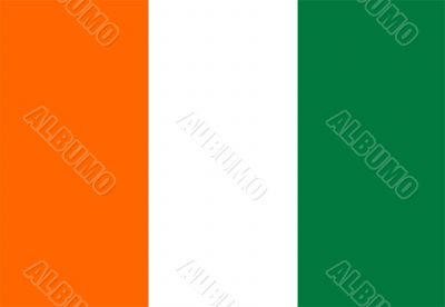 Cote D`Ivoire Flag