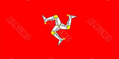 Isle Of Man Flag