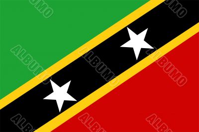 Saint Kitts And Nevis Flag