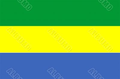 Gabon Flag