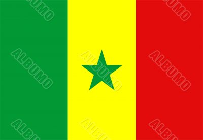  senegal Flag