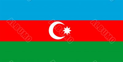 Azerbaijan Flag