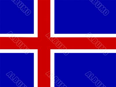 Iceland Flag