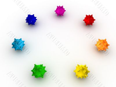 Colored bombs