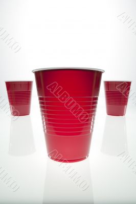 red plastic cup