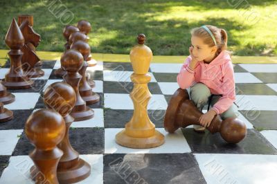 The girl and chess