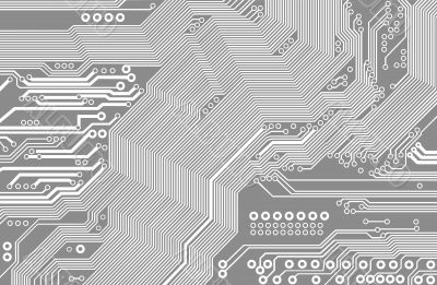 printed circuit - vector