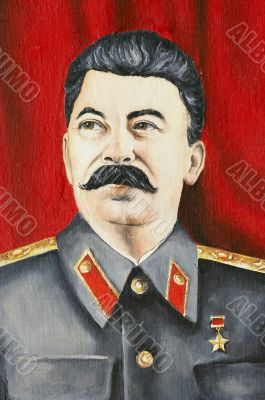 portrait of Stalin