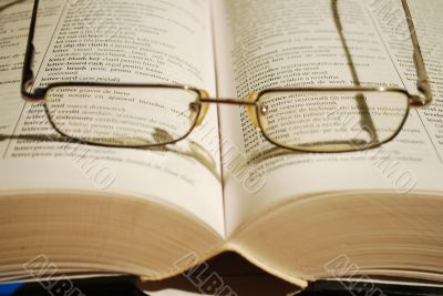 Glasses On Book