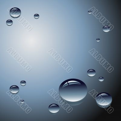 background with drops