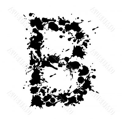 alphabet ink B