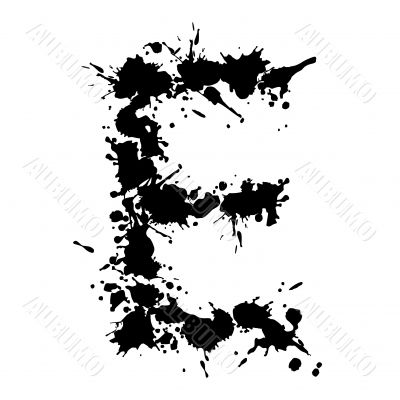 alphabet ink E