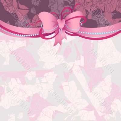 background with bow