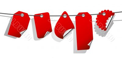 red tags different forms