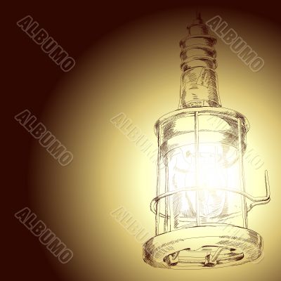 old lamp