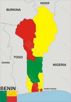 Benin Map