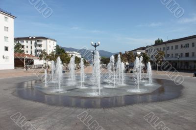 Novorossiysk. Fountain on Chernyakhovsky street