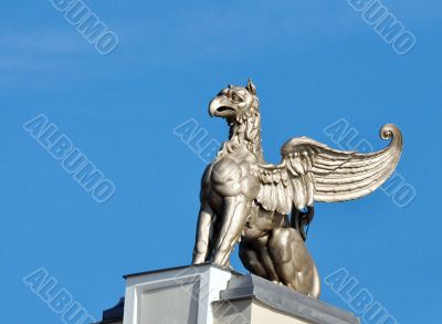 Statue of a griffin