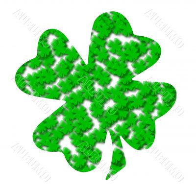 Clover made of clover