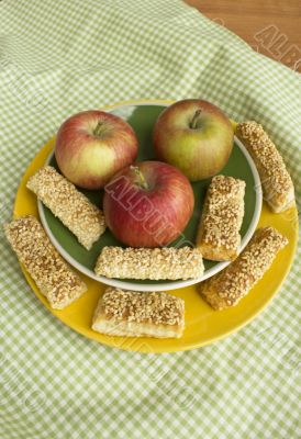 Apples and cookies